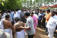 Dasari Narayana Rao Funeral at Moinabad Farm House